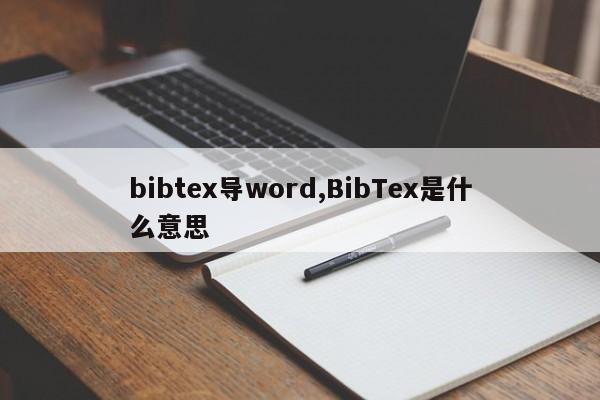 bibtex导word,BibTex是什么意思