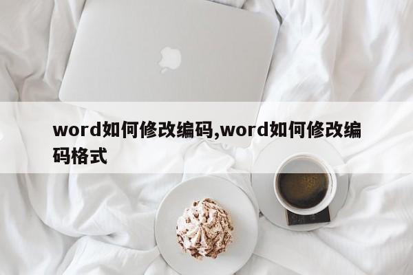 word如何修改编码,word如何修改编码格式
